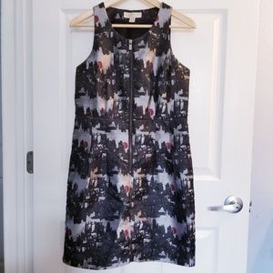 Michael Kors Sleeveless Dress Exposed Front Zipper Sz. 8